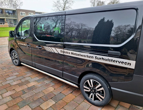 belettering renault trafic dijkstra metselwerken surhuisterveen friesland